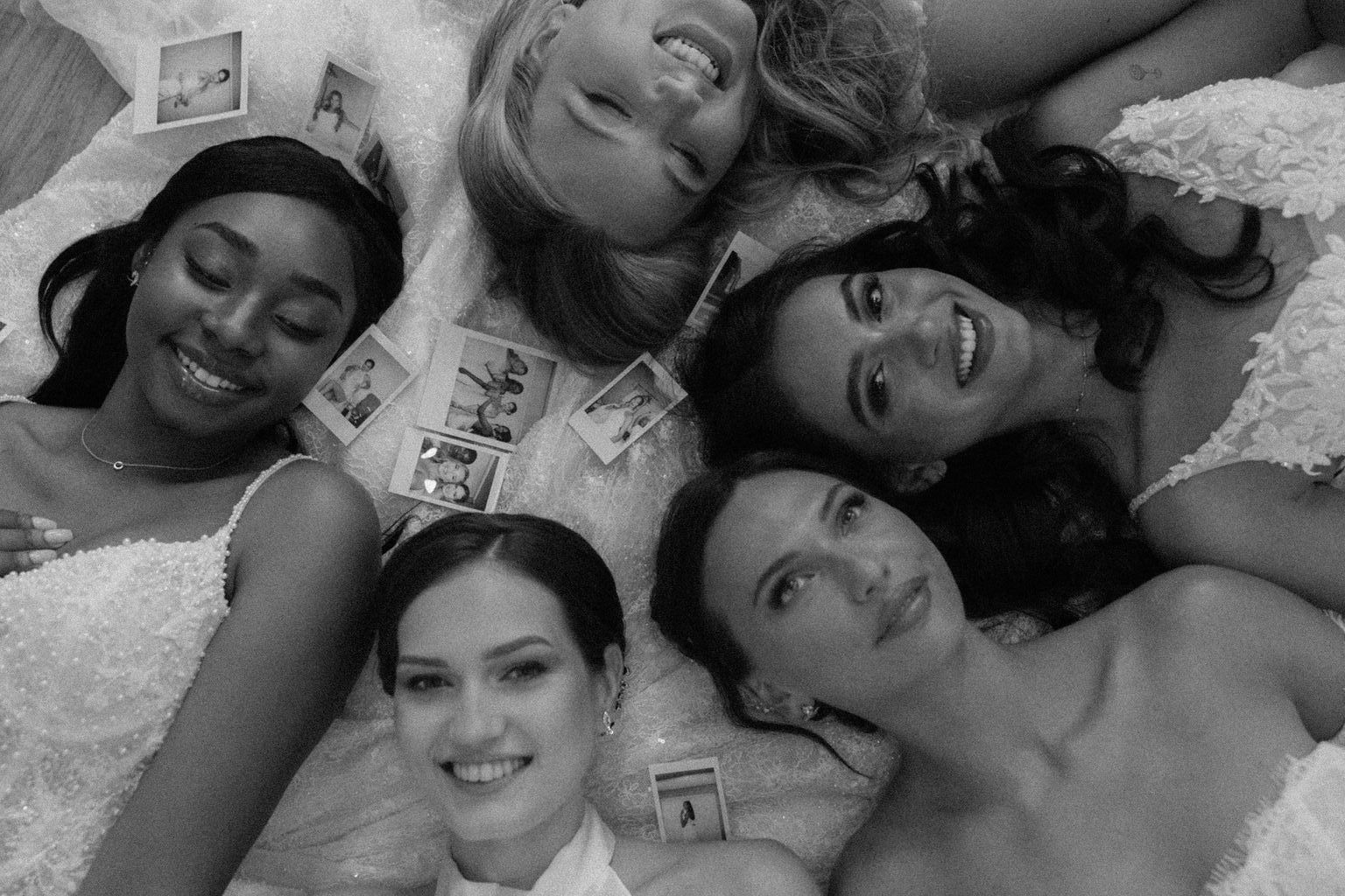 Maggie's Bridal brides celebrating together