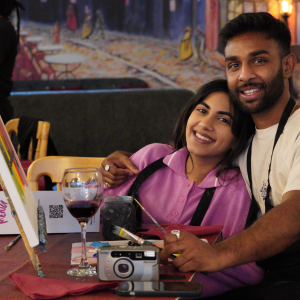 Sip and Paint Experience for Two in Newcastle
