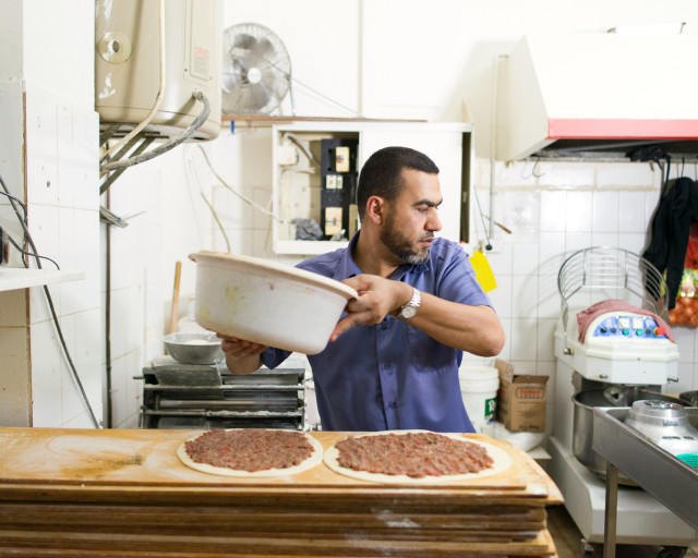Mapping Frictions/ by George Voulgaropoulos Sheikh Khaled was busy running his successful bakery where he pioneered the first manoush in the area, when controversy hit the Muslim community. He decided to do something about it. He decided to become a Sheikh. www.mappingfrictions.com