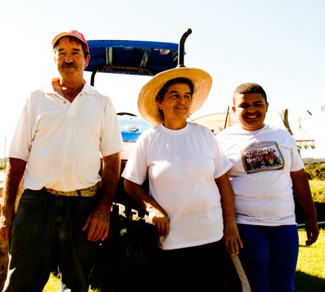 One of our farmer families