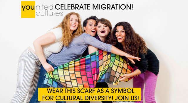 Daniel Auer Creating a symbol for migration is necessary to make visible the potential and beauty of cultural diversity. Migration should also have a symbol. Why not? Let's make it visible. Let's celebrate!