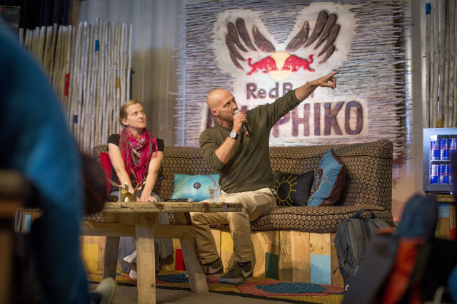Sydelle Willow Smith Creative Director Conn Bertish shares some insights with participants at the previous Amaphiko Academy