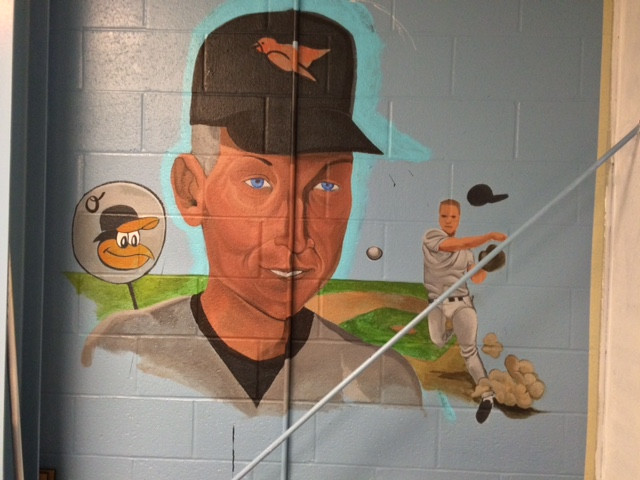 Leadership Through Athletics (Halethorpe; 2016)--mural