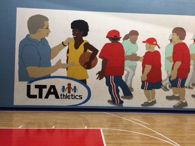 NEXT PROJECT!!!---Leadership Through Athletics (Halethorpe)-- I'd like to redo the existing mural but I need funding!!!!