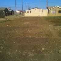 Jabulani Dlamini Clearing up of waste from the site