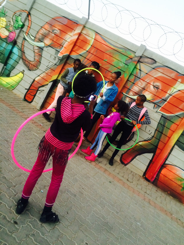 Discovering beautiful parts of the community, simple paths turned to glorious street art