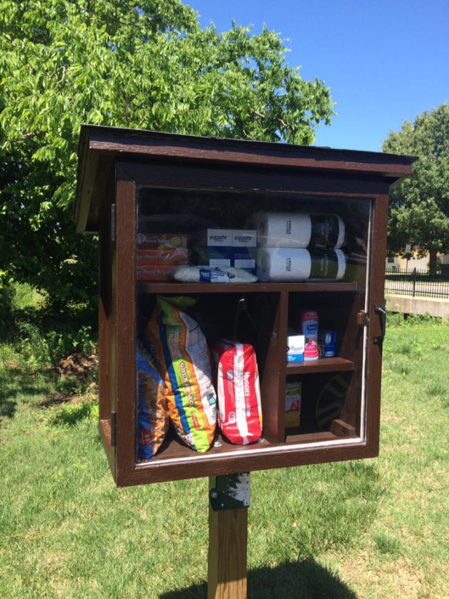 Jessica McClard The Little Free Pantry pilot