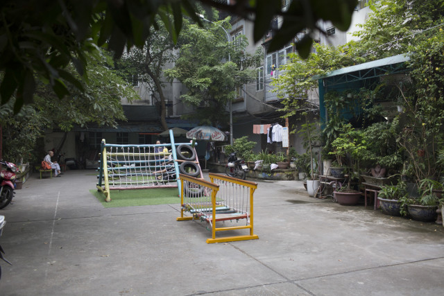 Travis Hodges A quiet moment in the Chuong Duong playground, Hanoi