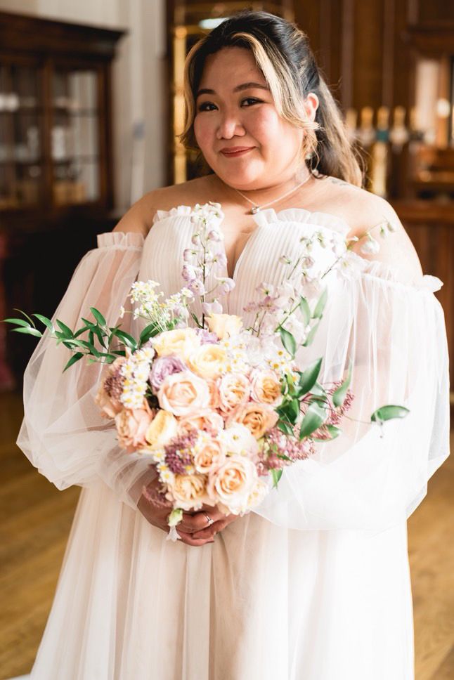 Happy bride