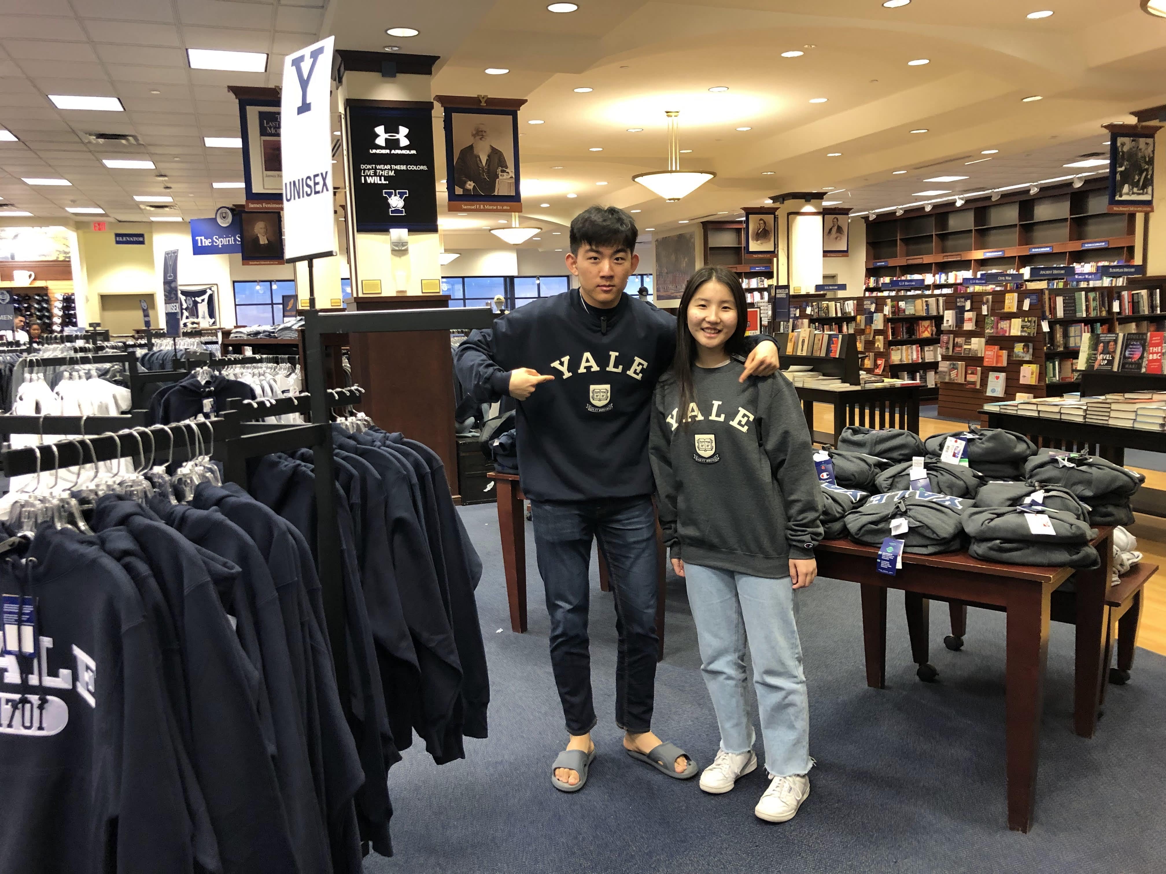 Eunice and me at Yale