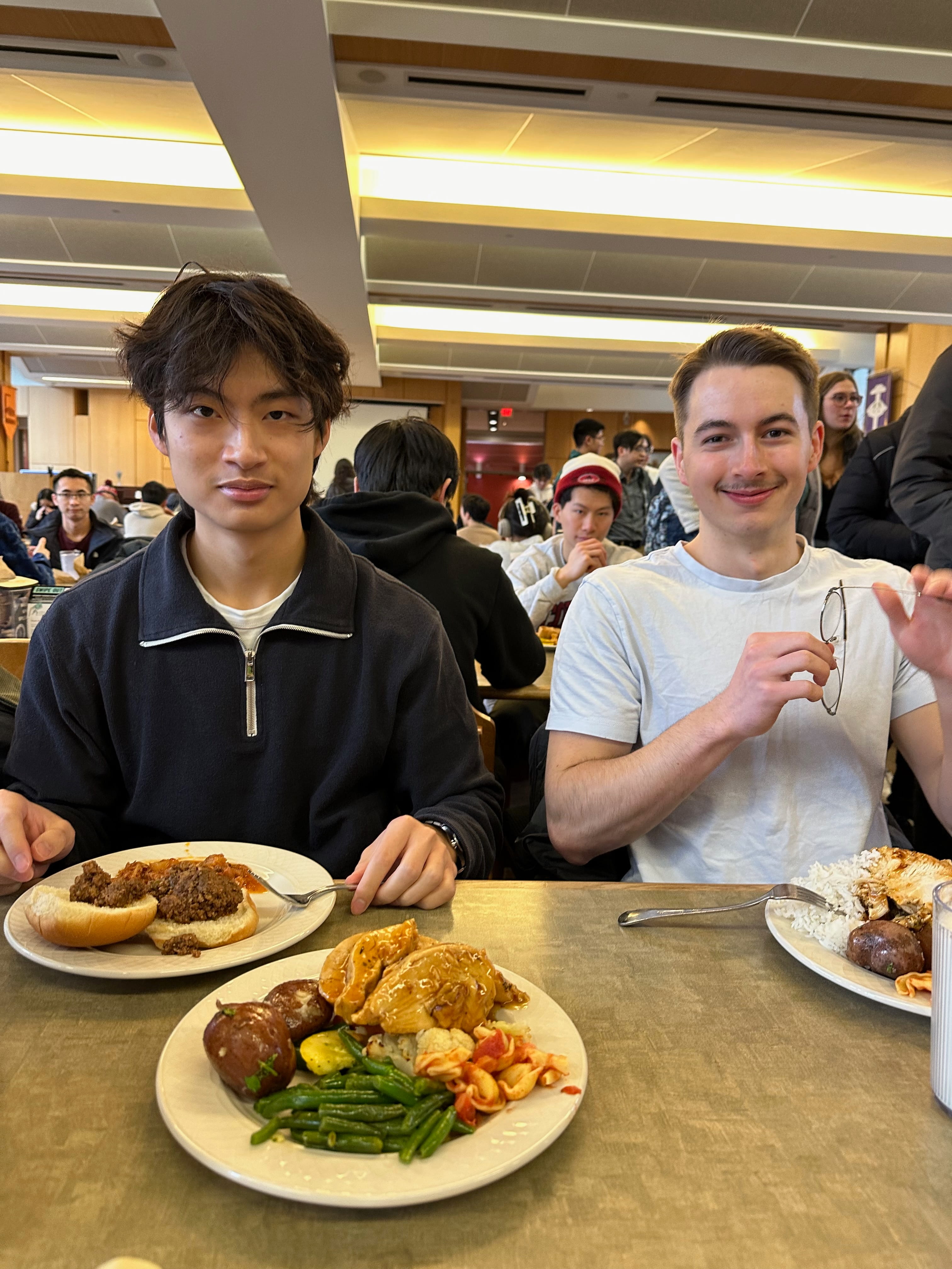 Lunch with Caleb and Jonah