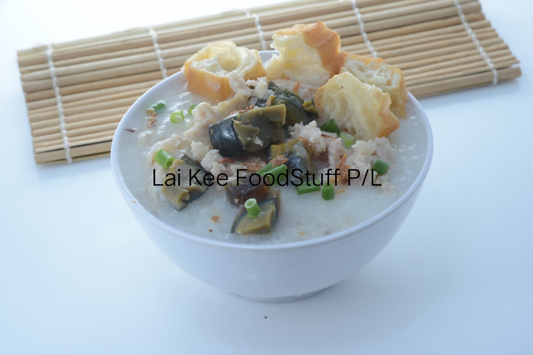Century Egg Minced Meat Porridge
