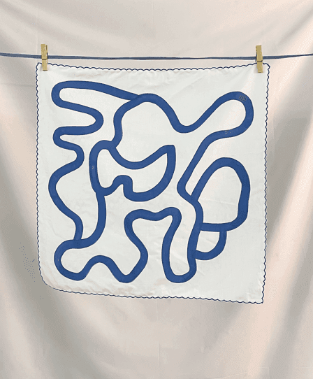 Foulard à motif pieuvre