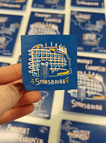 Stickers Parlement Strasbourg