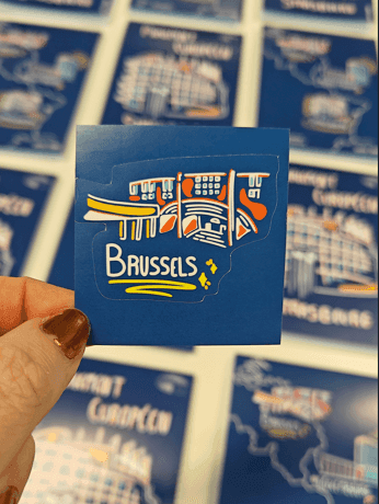 Stickers Parlement Bruxelles
