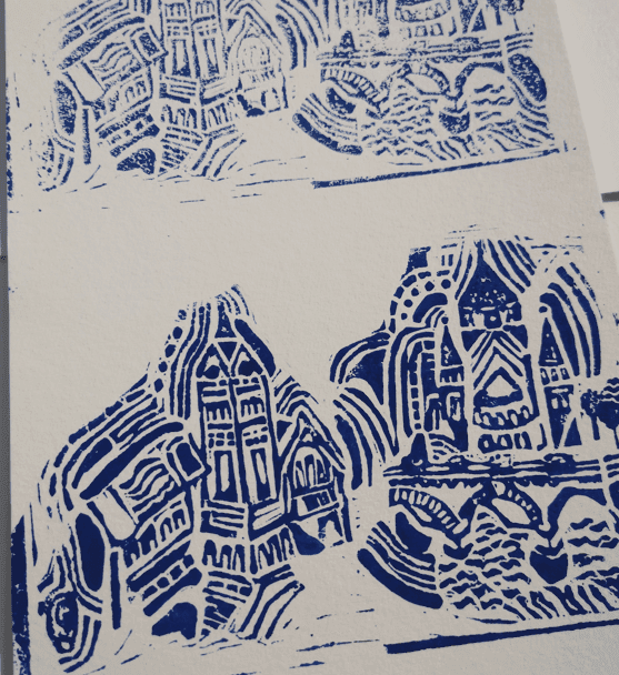 Linogravure Metz