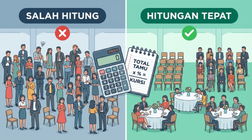 Jangan Sampai Tamu Berdiri! Ini Cara Tepat Menghitung Kebutuhan Kursi