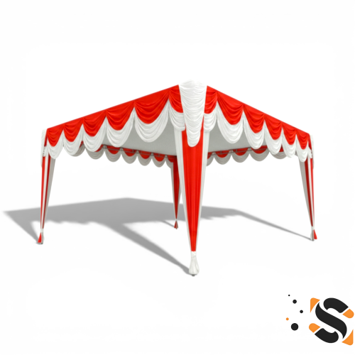 Tenda Dekorasi Merah Putih (Nasional)