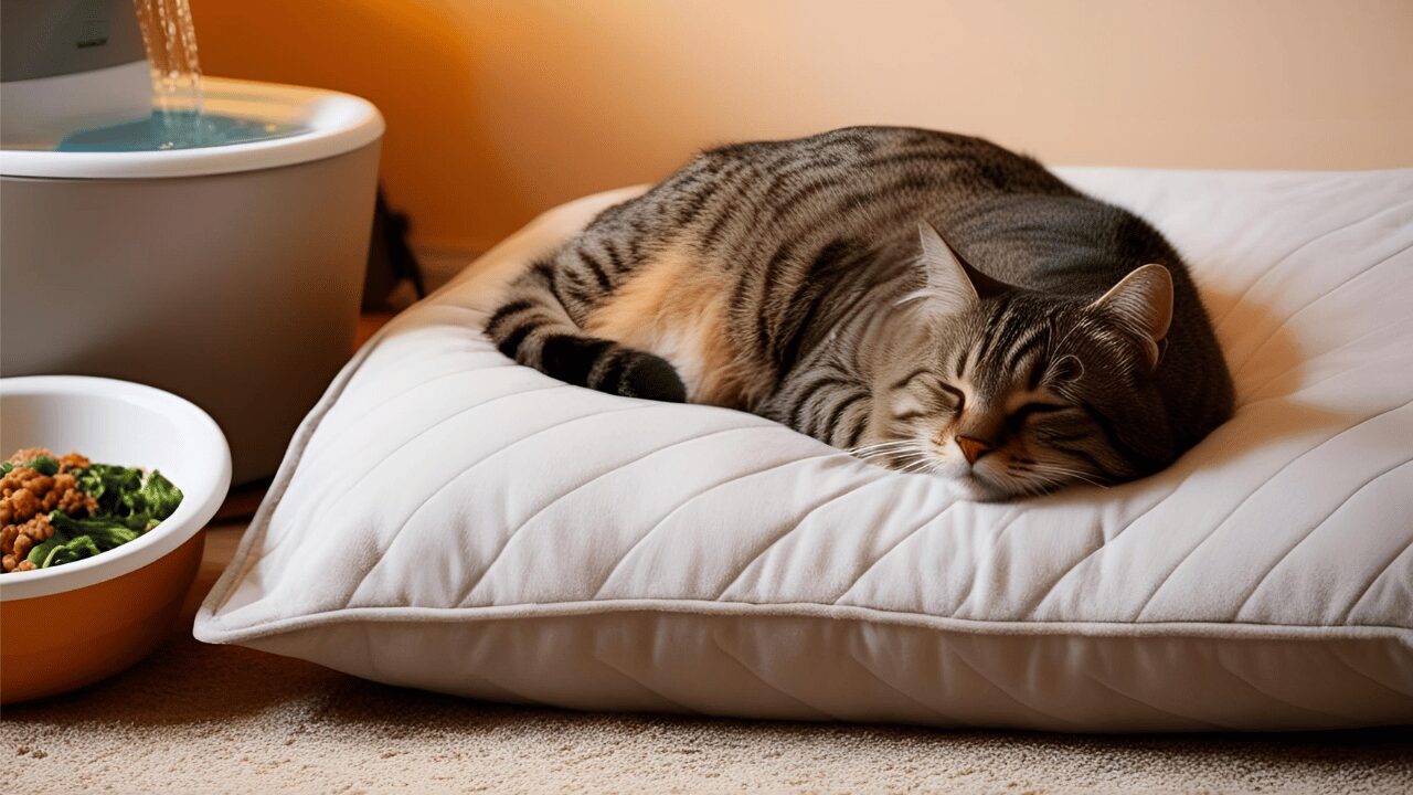 How to care for a senior cat with kidney disease