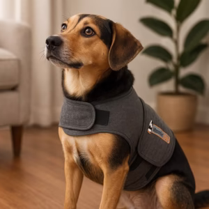 Dog sit watching something very interesting