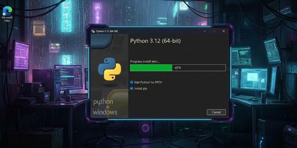 Fenêtre d'installation de Python sur Windows
