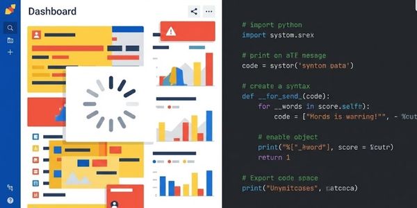 Comparaison visuelle entre l'interface lente de Jira et la rapidité du code