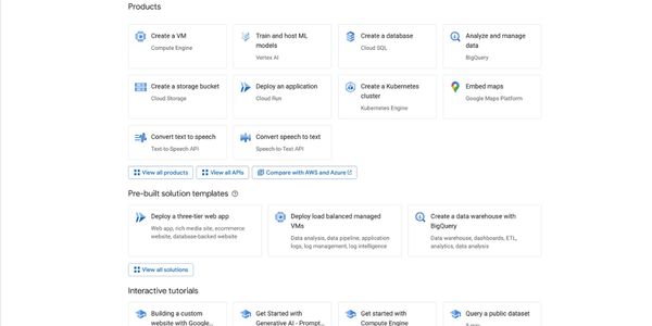 Interface de la console pour obtenir les identifiants OAuth 2.0 pour l'API Gmail