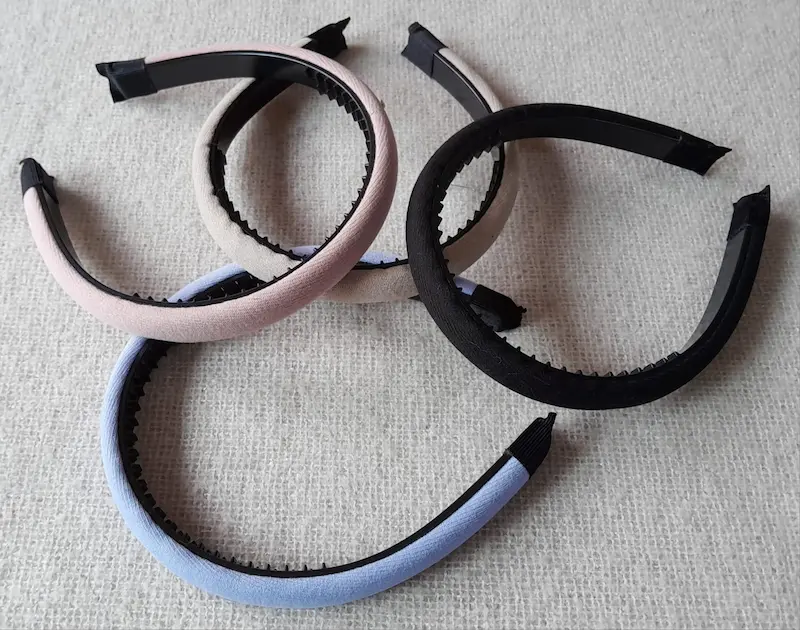 Vincha Lisa X 4 Colores