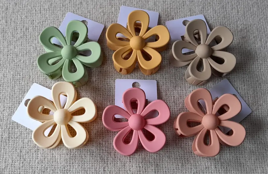 Broche Flor Pastel