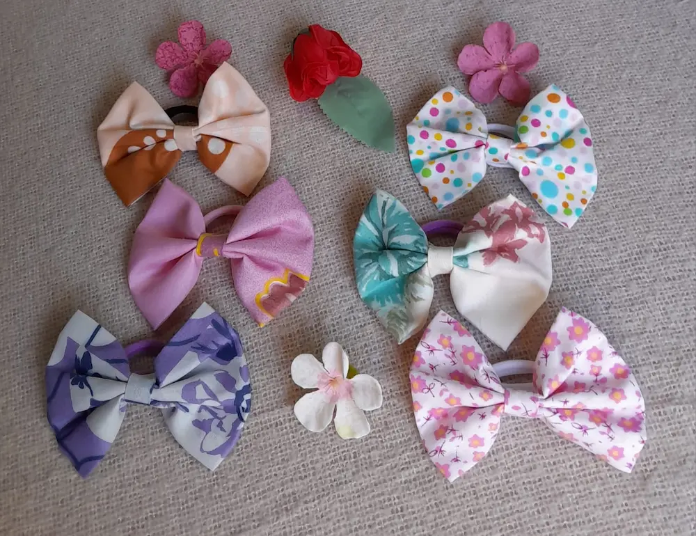 Colita Con Moño Mediano Estampado