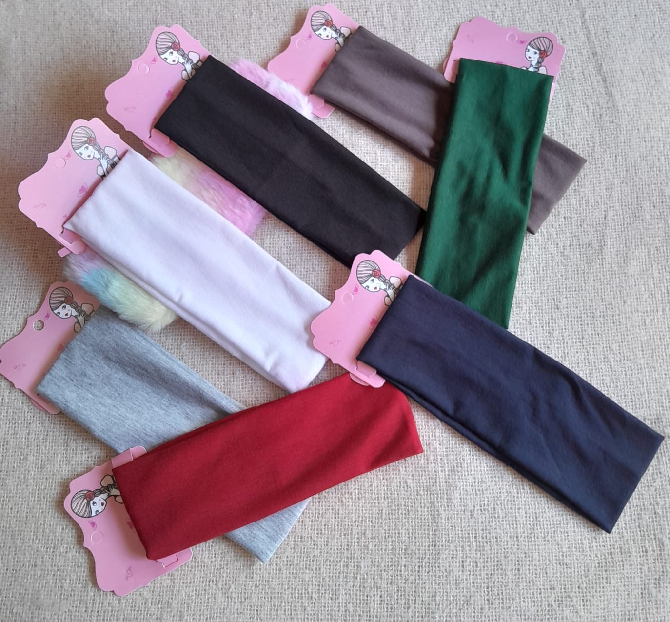 Vincha Lycra Ancha Colegial