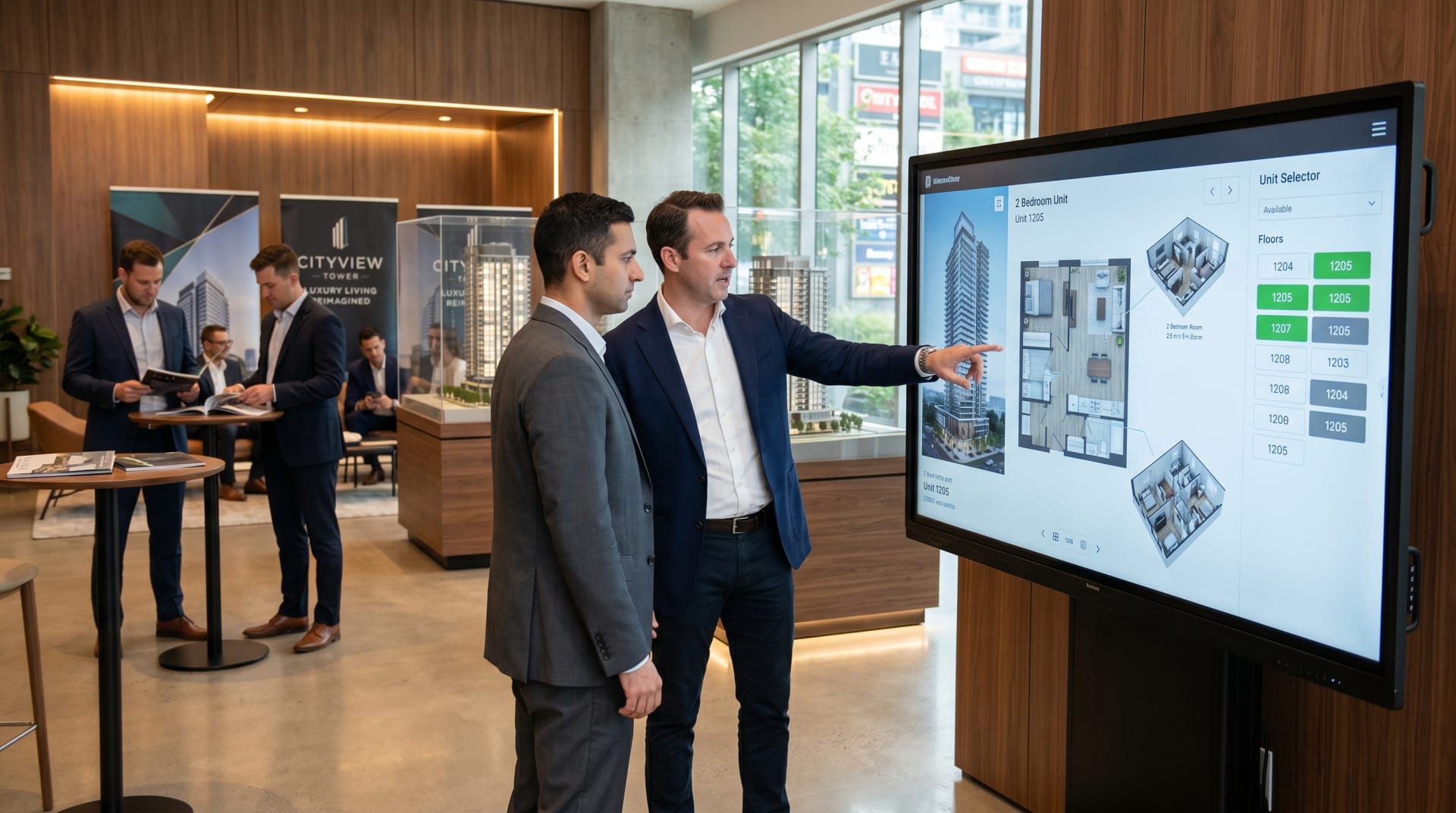 Interactive 3D sales platform for real estate developers selling off-plan properties