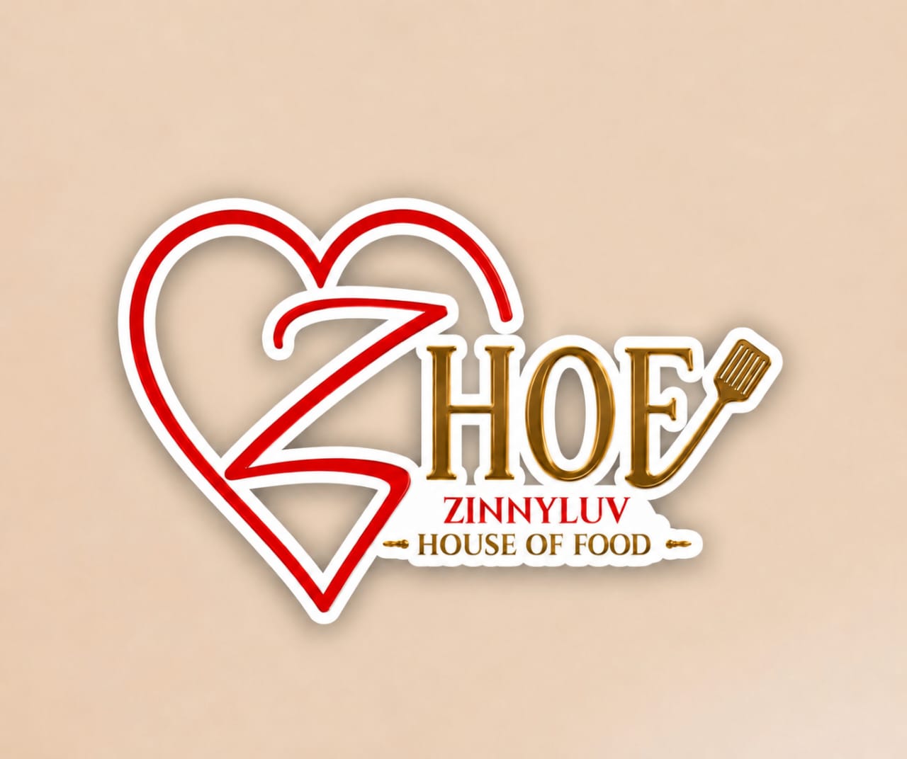 Zinny luv house of food logo