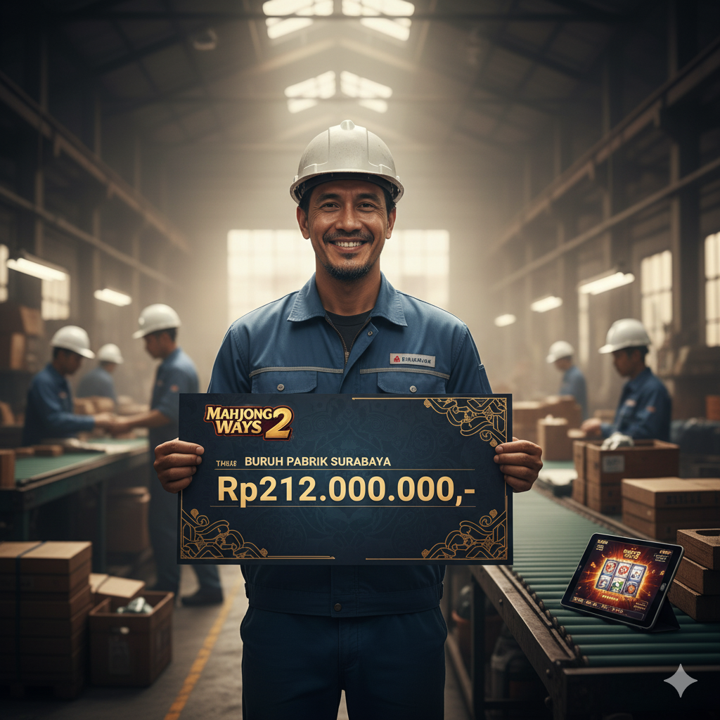 Buruh Pabrik Surabaya Dapat Rp212 Juta di Mahjong Ways 2