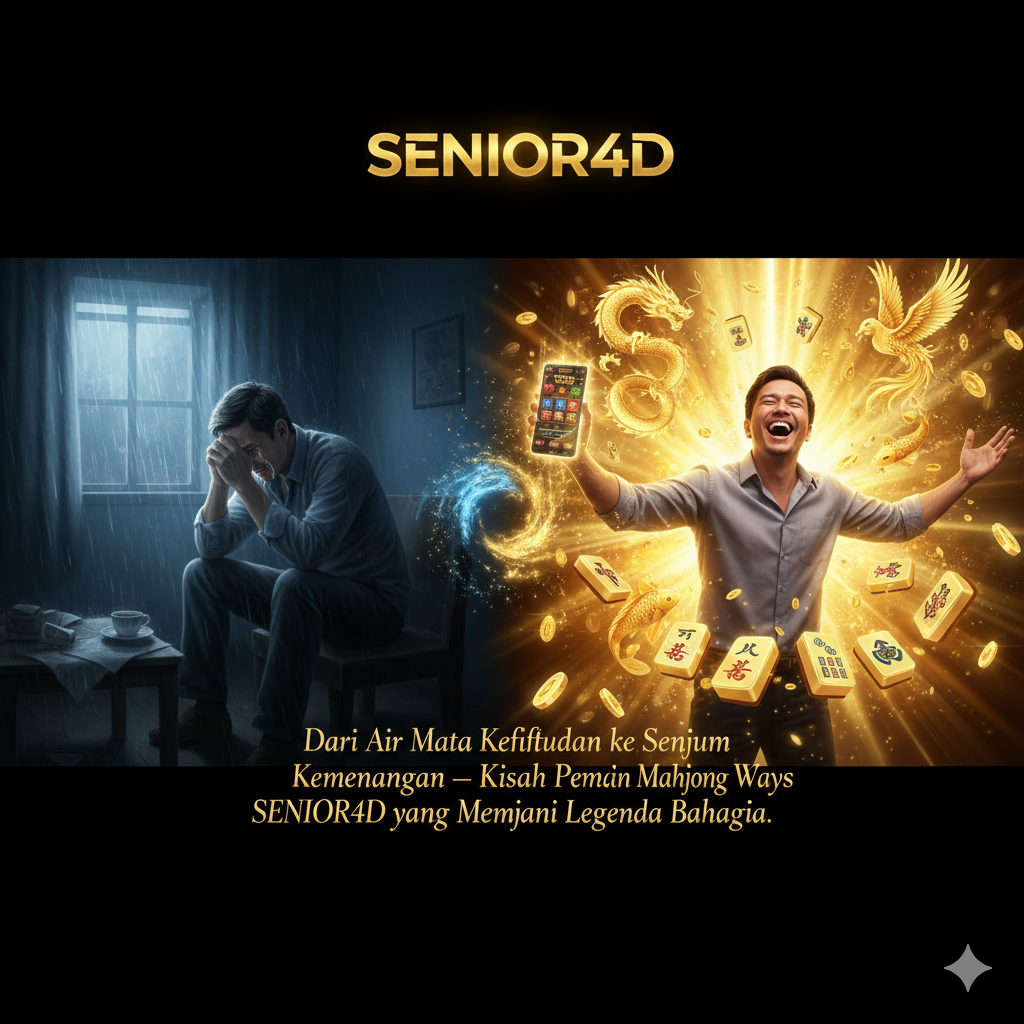 Dari Air Mata Kehidupan ke Senyum Kemenangan, Kisah Pemain Mahjong Ways SENIOR4D yang Berubah dari Penuh Kesedihan Jadi Legenda Bahagia