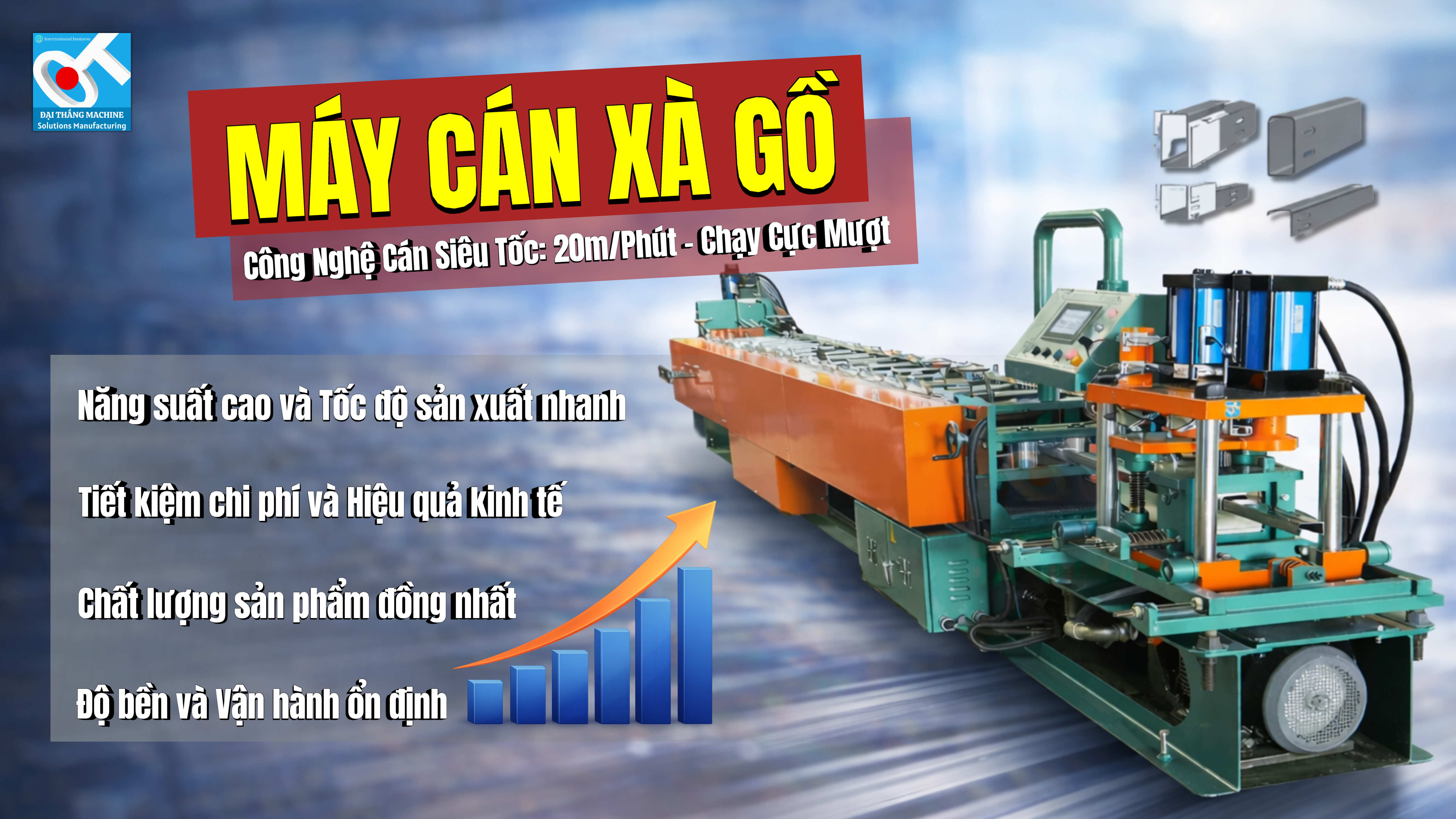 MÁY CÁN XÀ GỒ C/Z TỰ ĐỘNG: "CHÌA KHÓA VÀNG" ĐỘT PHÁ NĂNG SUẤT VÀ LỢI NHUẬN NĂM 2026