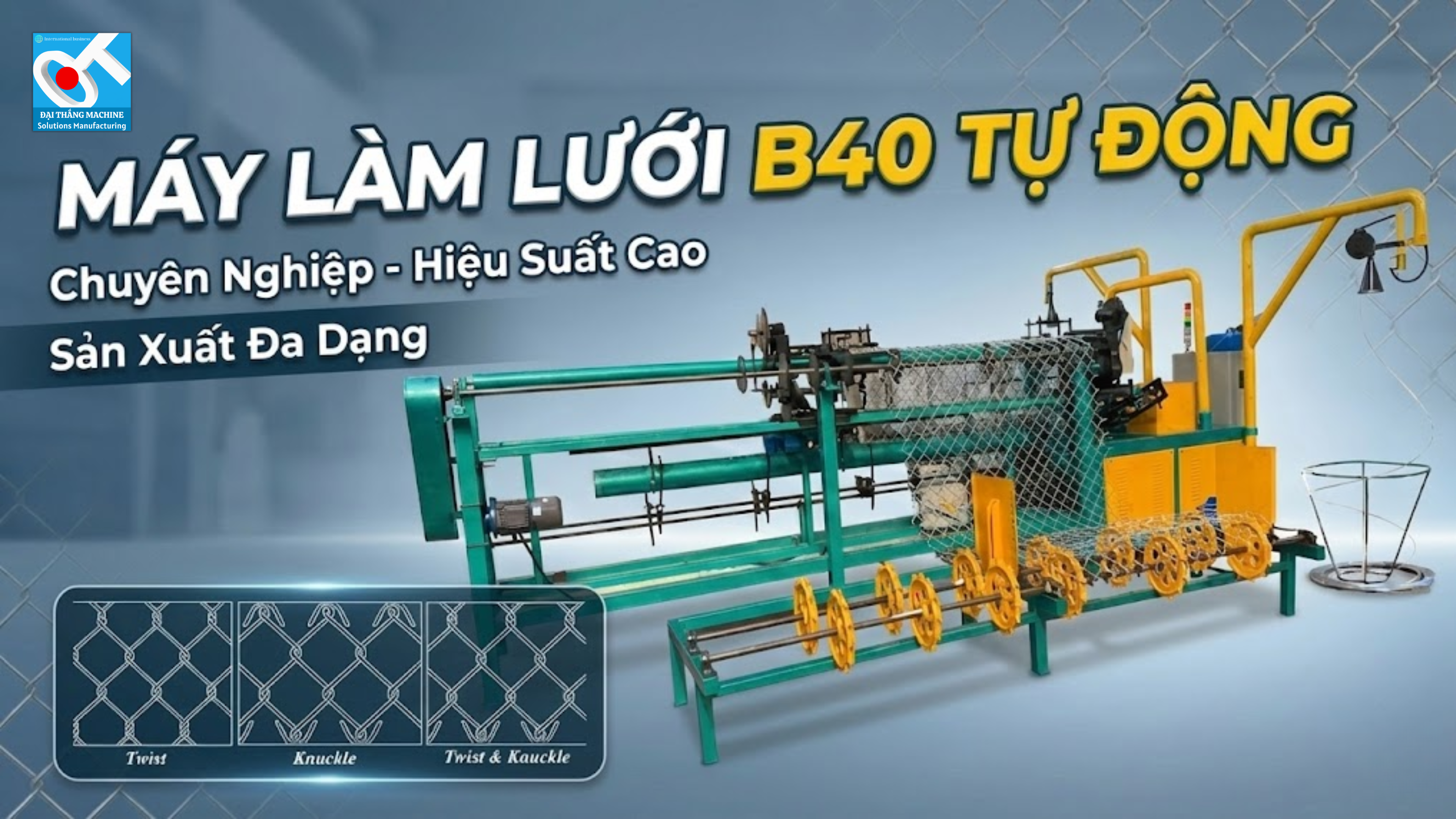 MÁY LÀM LƯỚI B40 TỰ ĐỘNG: GIẢI PHÁP ĐỘT PHÁ CHO NGÀNH CƠ KHÍ XÂY DỰNG