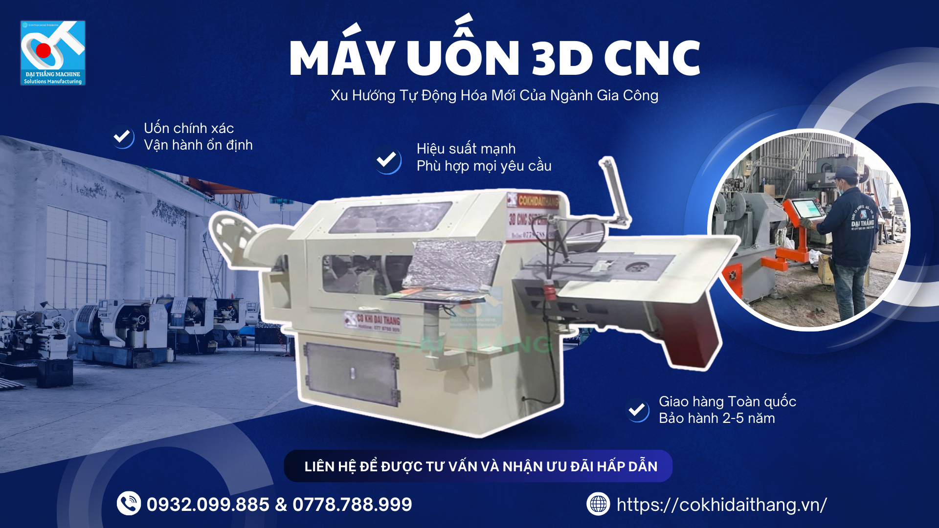 Máy uốn 3D CNC – Bước Nhảy Mới Trong Tự Động Hóa Ngành Gia Công Hiện Đại