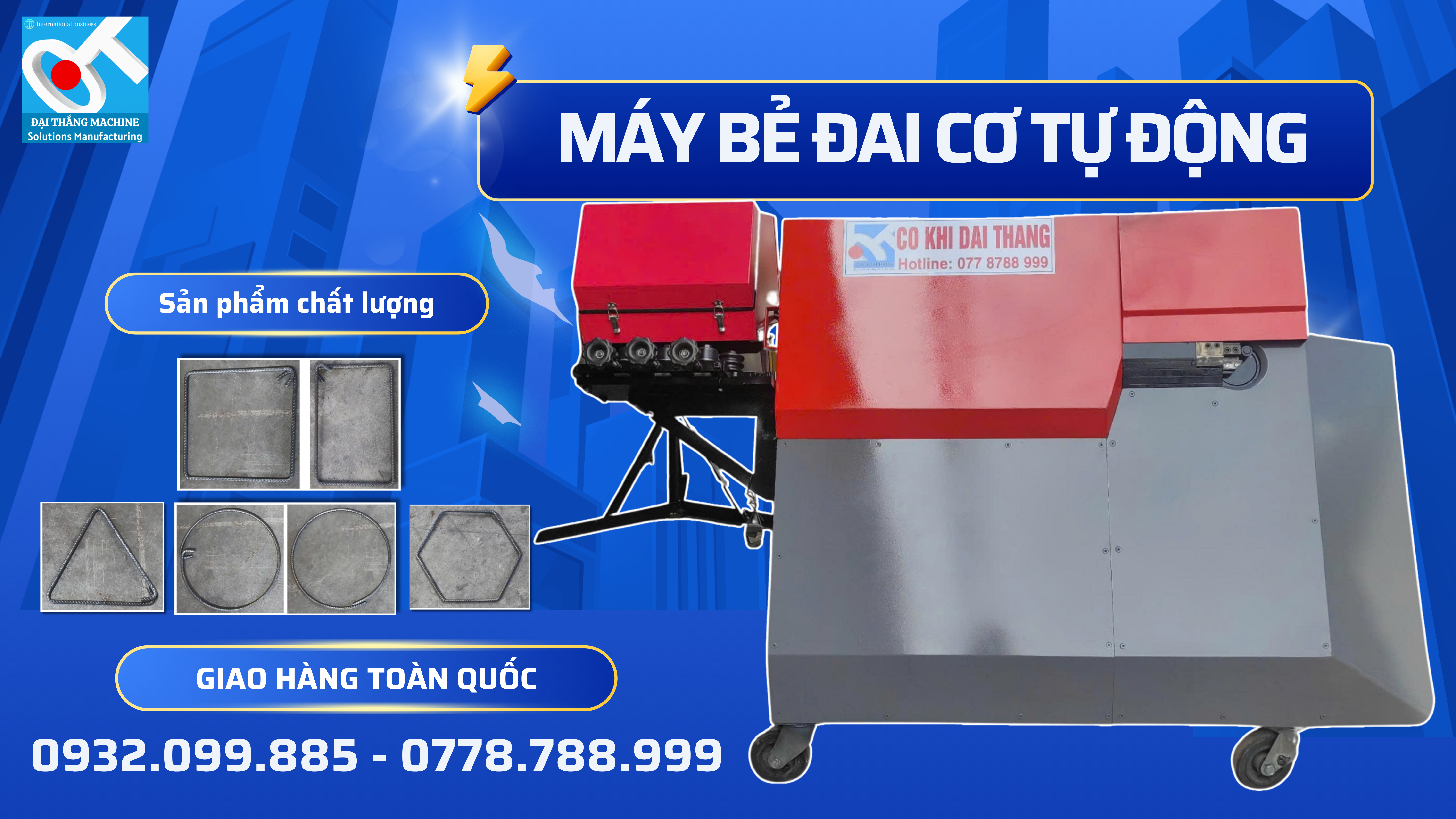 Máy Bẻ Đai Cơ Tự Động Đại Thắng | Năng Suất Cao – Bền Bỉ