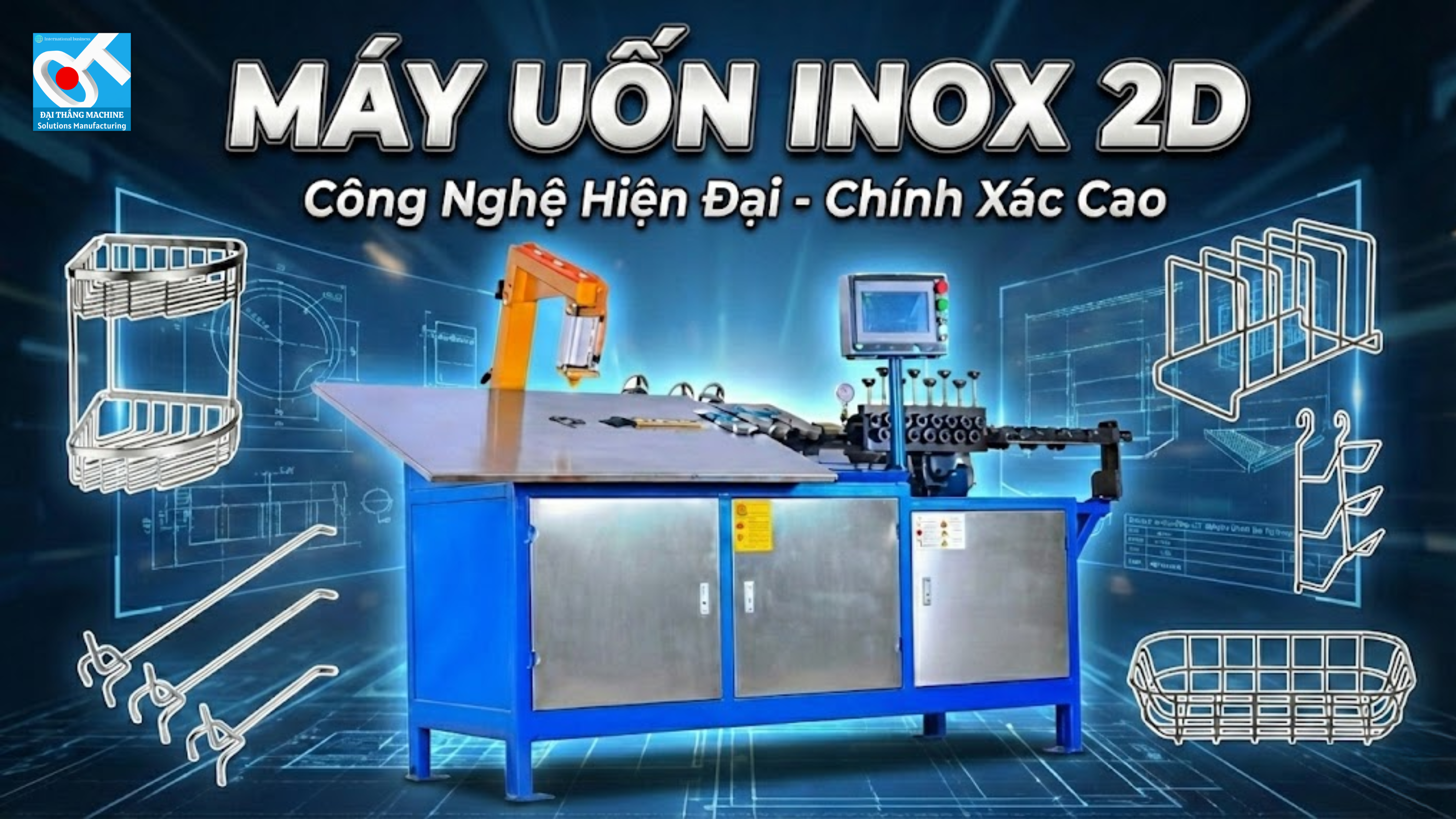 MÁY UỐN INOX 2D CNC: CÔNG NGHỆ ĐỘT PHÁ NÂNG TẦM NGÀNH GIA CÔNG CƠ KHÍ