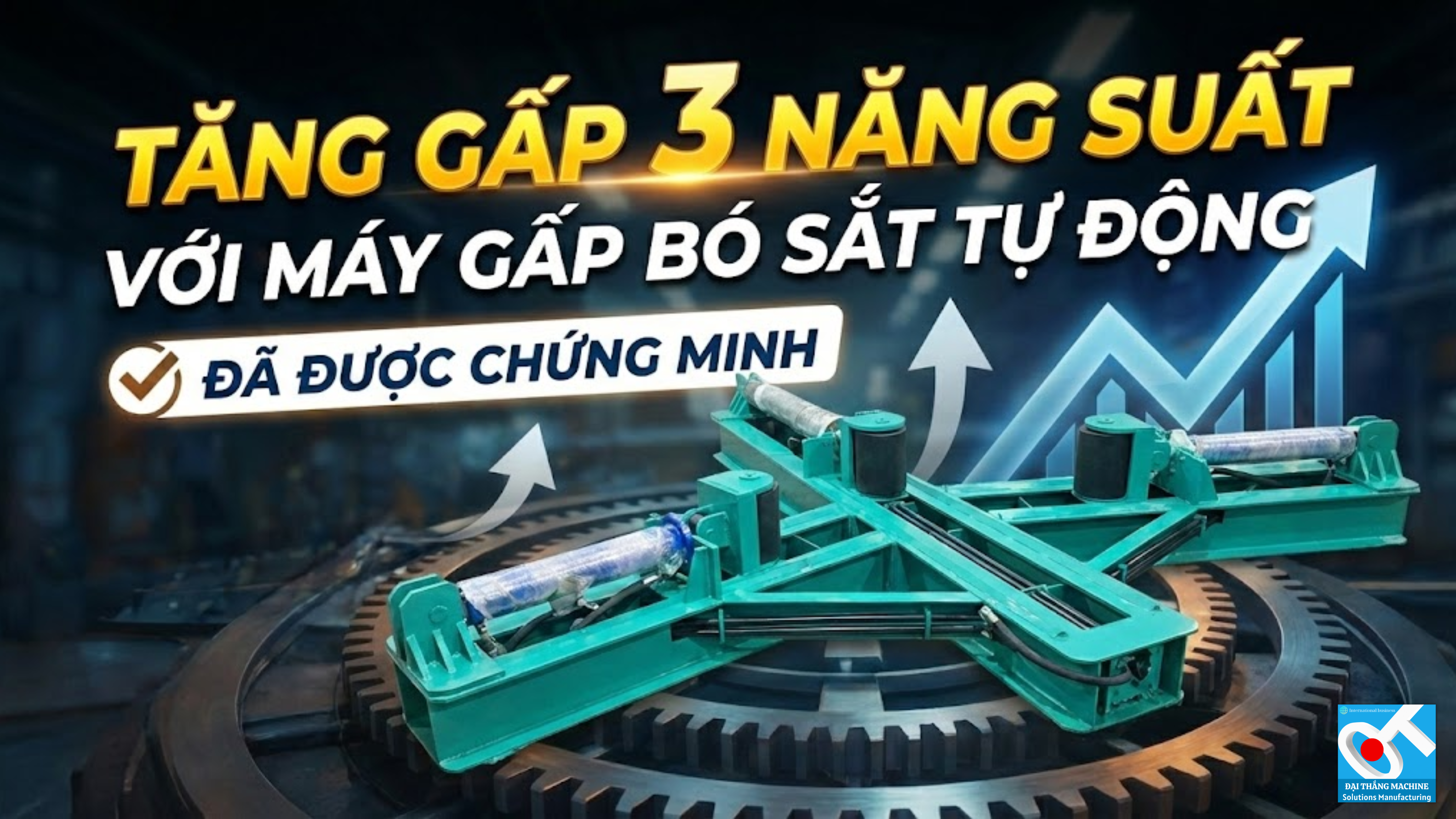 MÁY GẤP BÓ SẮT TỰ ĐỘNG - ĐỘT PHÁ CÔNG NGHỆ GIÚP TĂNG GẤP 3 NĂNG SUẤT CHO NGHÀNH XÂY DỰNG
