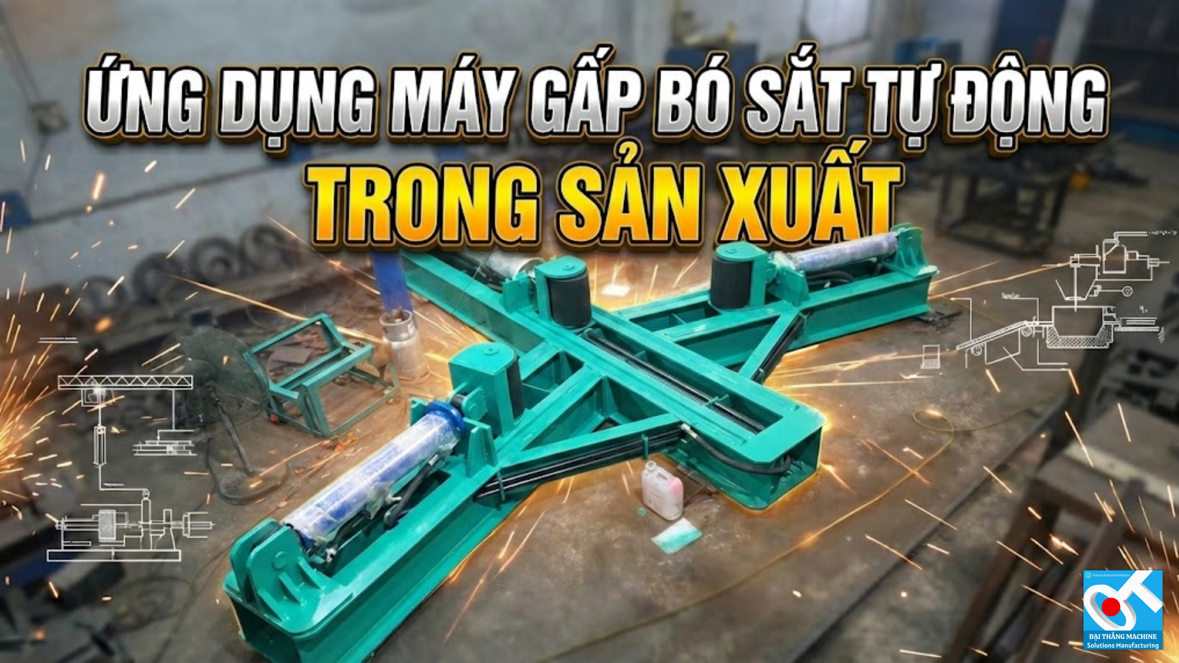 ỨNG DỤNG MÁY GẤP BÓ SẮT TỰ ĐỘNG TRONG SẢN XUẤT: GIẢI PHÁP NÂNG CAO NĂNG SUẤT VƯỢT TRỘI