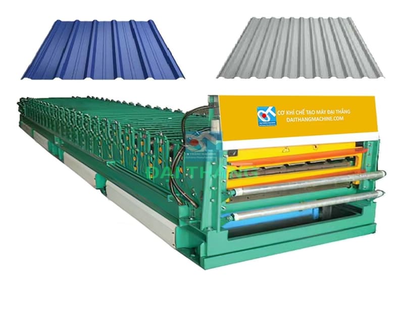 MÁY CÁN TÔN 2 TẦNG 6 SÓNG VUÔNG & 11 SÓNG VUÔNG DT-CT2T6SV & 11SV-E2TM