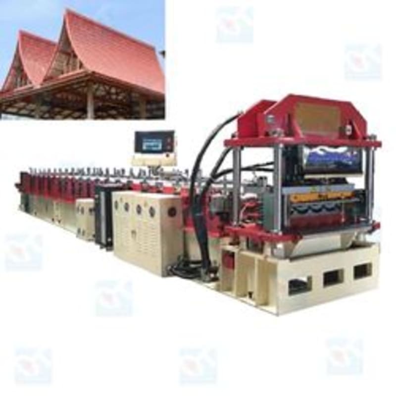 MÁY CÁN TÔN GIẢ NGÓI TỐC ĐỘ CAO 5 SÓNG THÁI DT-CTGN5STHAI-K914