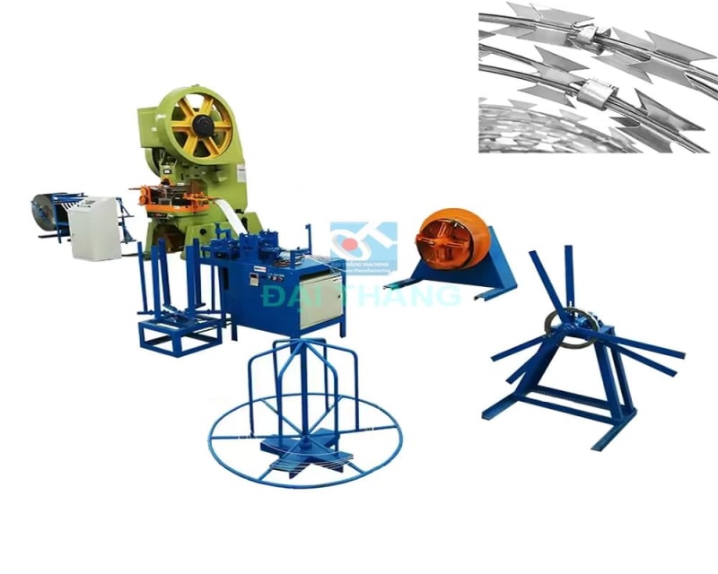 MÁY DẬP DÂY THÉP GAI HÀNG RÀO