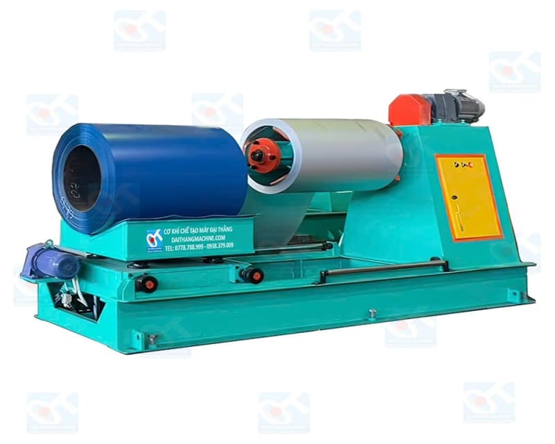 MÁY XẢ CUỘN TỰ ĐỘNG 5 TẤN CÓ BÀN NÂNG DT-XC5T-CBN
