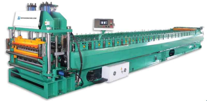 MÁY CÁN TÔN GIẢ NGÓI 2 TẦNG 6 SÓNG TRÚC 11 SÓNG VUÔNG DT-7S RUBY & 13SLP