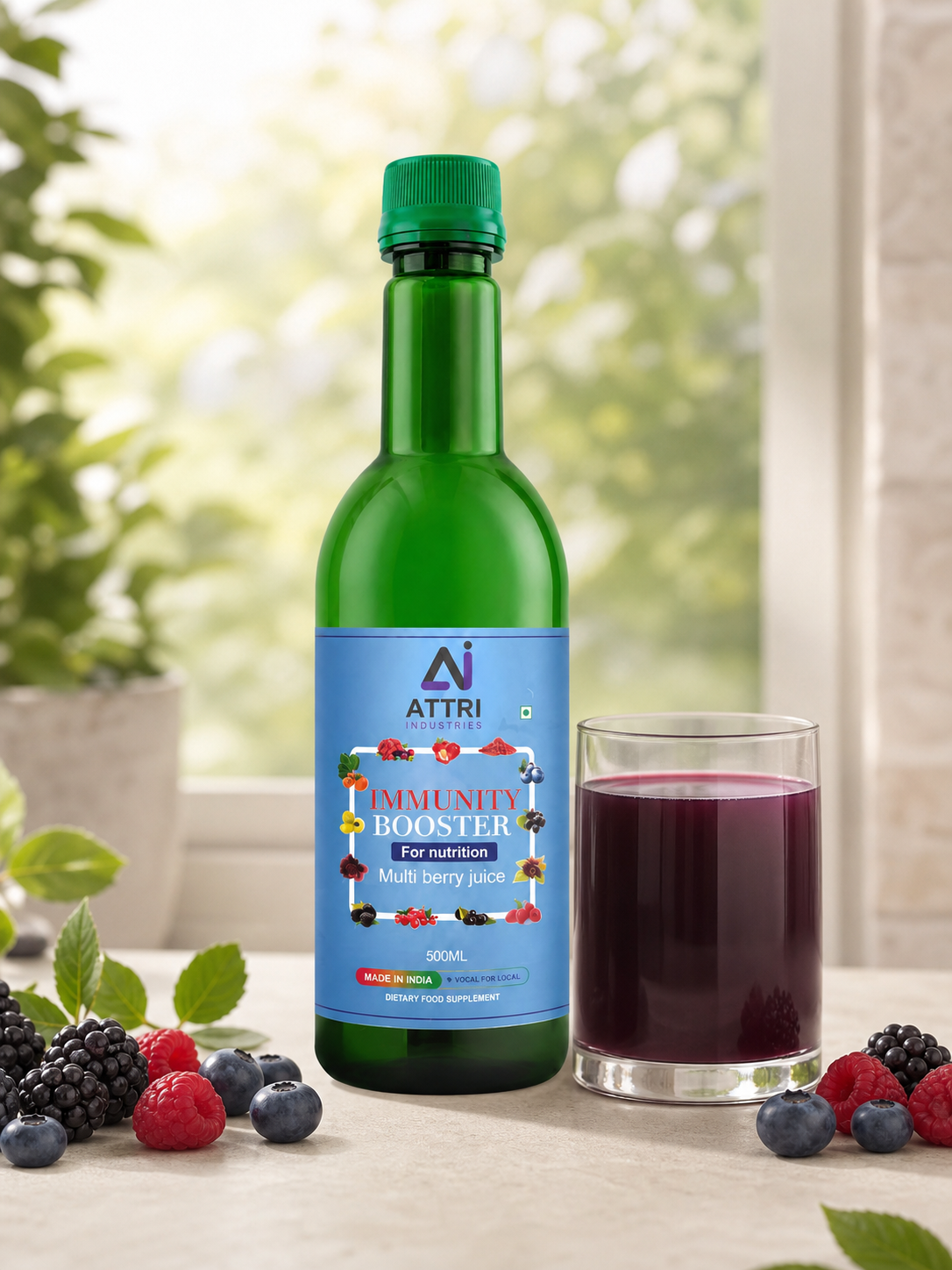 ATTRI Immunity Booster Multi Berry Juice – 500 ml