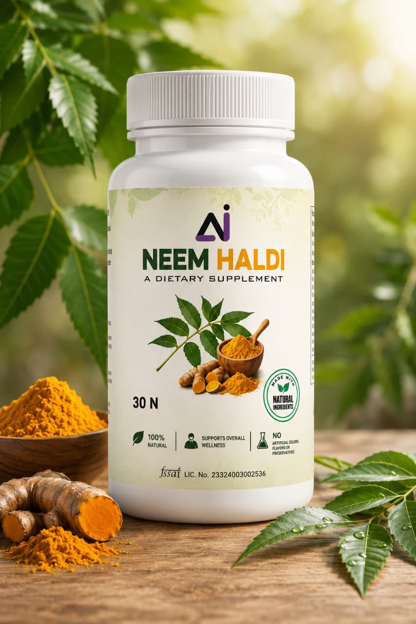 ATTRI Neem Haldi Dietary Supplement – 30 N
