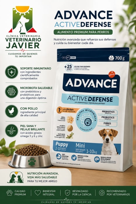 Advance Active Defense Puppy Mini 700 g. Pienso
